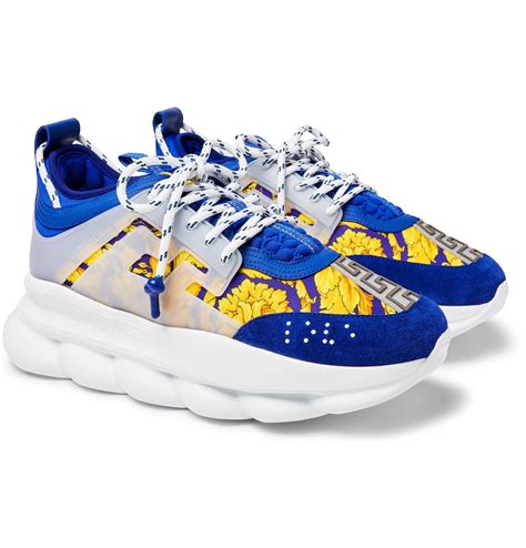 versace chain reaction sneakers fit|Versace chain reaction sneakers price.